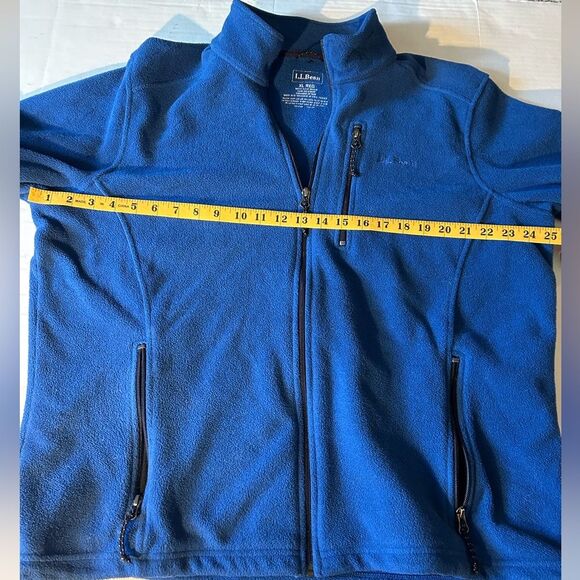 LL Bean mens Full Zip Fleece Jacket Size XL - Picture 5 of 6